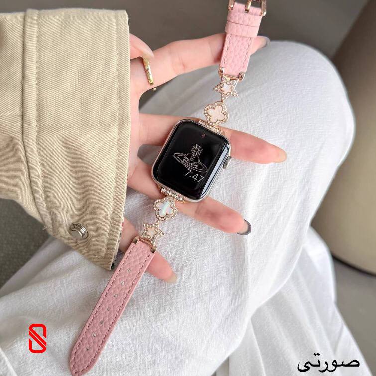 بند اپل واچ چرم استار Van Cleef ون کلیف